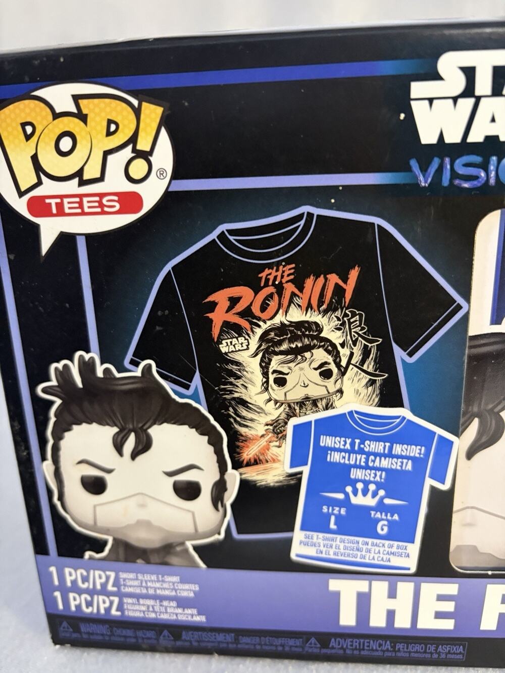 Funko Pop! Star Wars Visions The Ronin Pop & Tee Target Exclusive (Size Large)